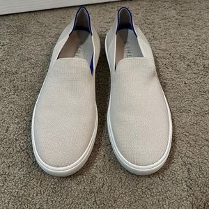 Rothy’s sand sneakers, size 10, good used condition.
